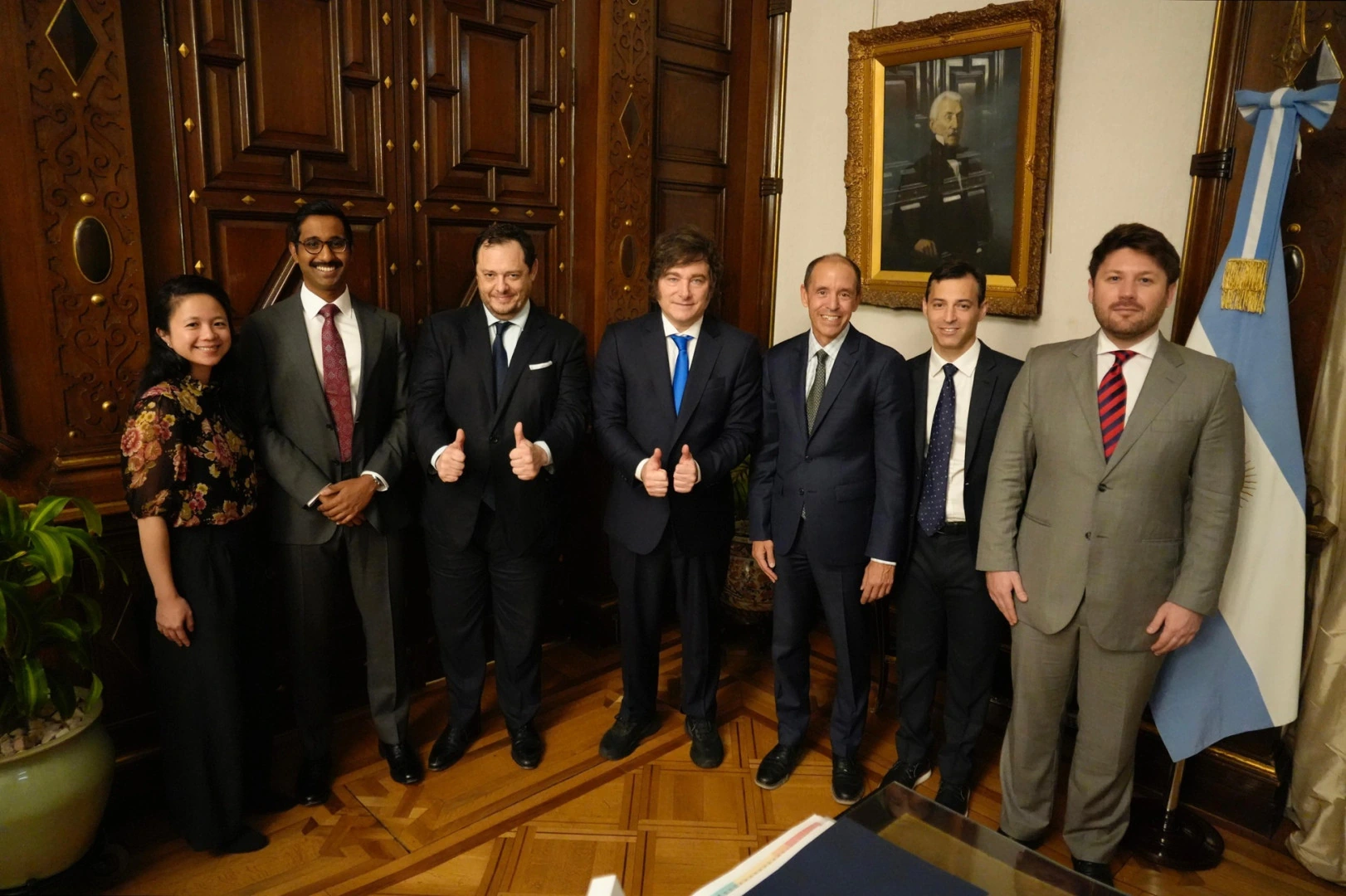 La reunión de anuncio de Stargate Argentina en Casa Rosada